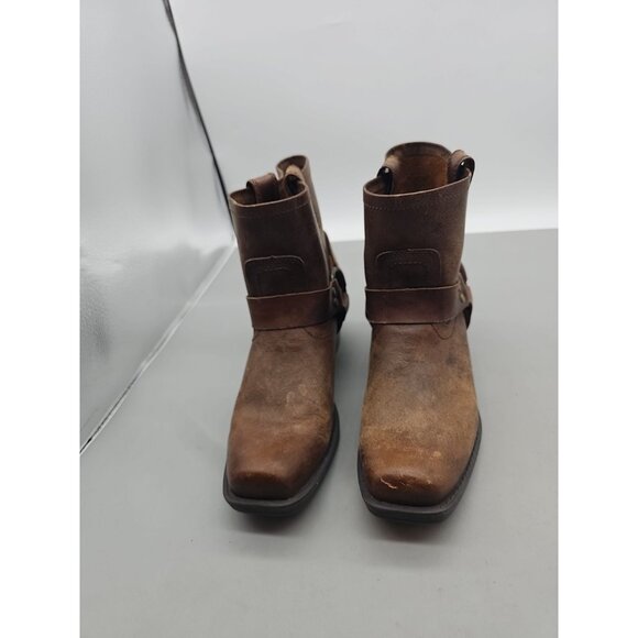Cabelas Harness Boots Womens 10M Engineer Square Toe Motorcycle Western CS-1302A - Picture 2 of 7